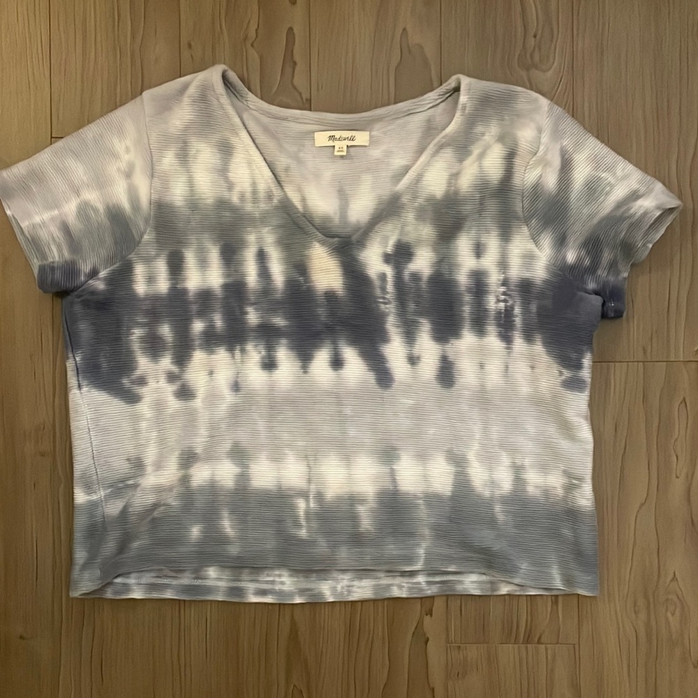 Madewell Tie Dye Short Sleeve Top